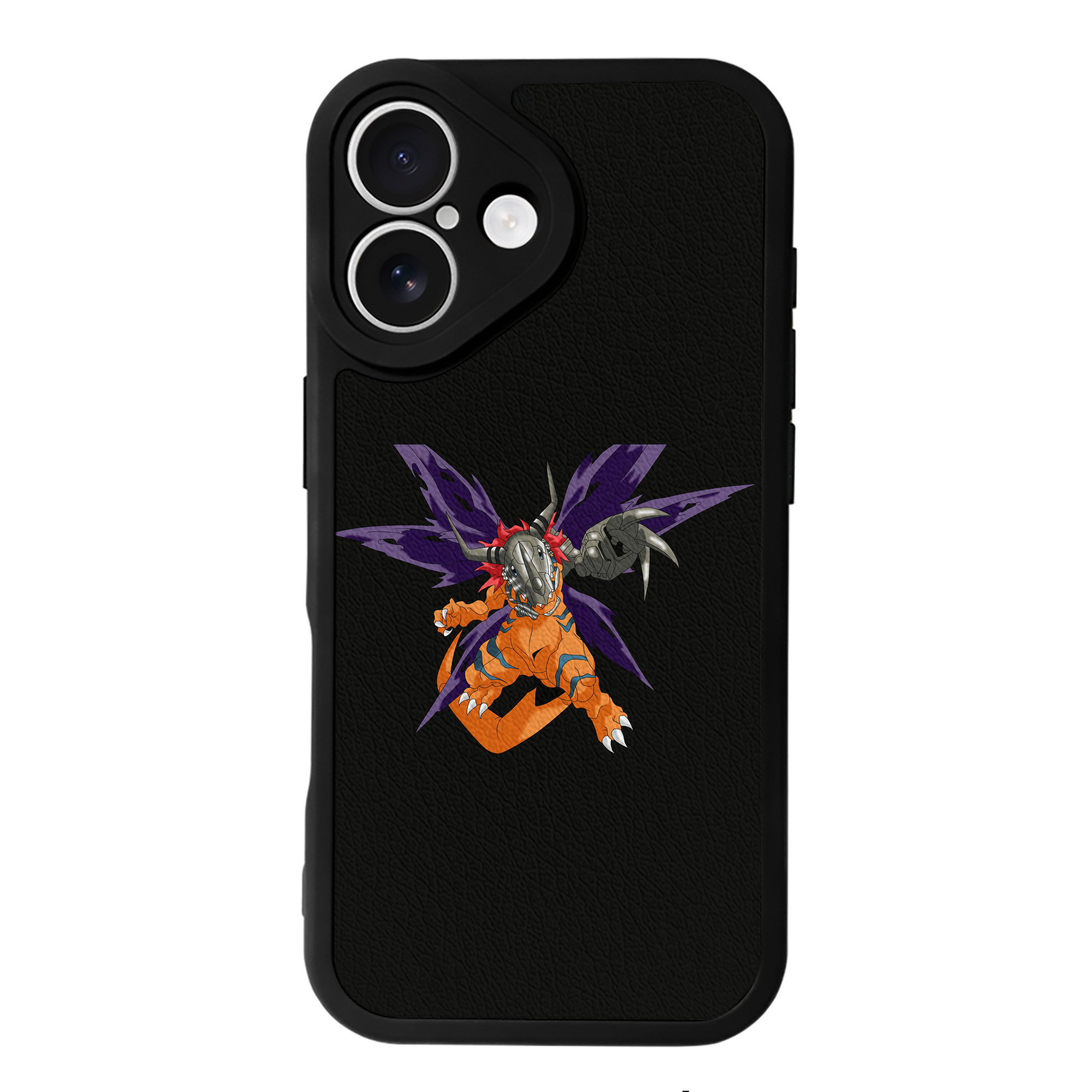 （画像用） Digimon デジタルモンスター/デジモン 【iPhone 16シリーズ対応】シリコンスマホケース（レザー調） 材質：シリコン